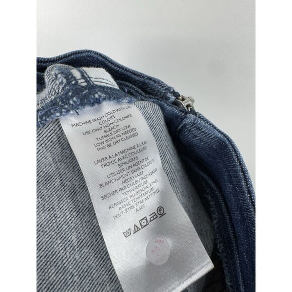 Anthropologie Pilcro Seamed Mid-Rise Crop Flare Jeans Wide Leg Cowgirl Rodeo - Picture 12 of 12